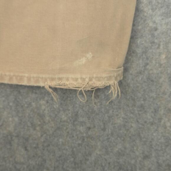 Carhartt Pants Mens 30x32 Tan B11 Duck Dungaree Carpenter Distressed Workwear - Picture 14 of 15